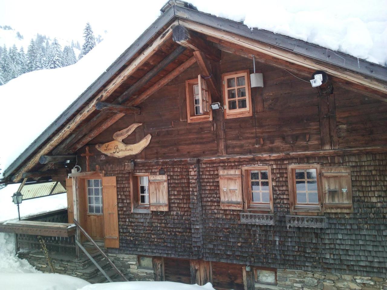 Auberge Restaurant Chez Gaby Champoussin Dış mekan fotoğraf